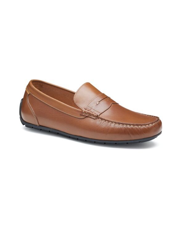 ジョンストンアンドマーフィー メンズ シューズ スリッポン・ローファー Johnston Murphy Mens Beck Penny Loafer Tan full grain タン