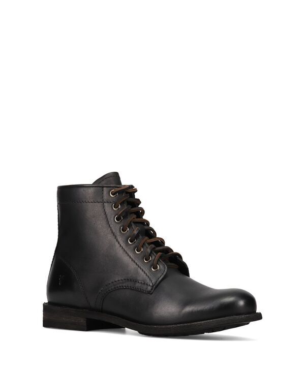 フライ メンズ シューズ ブーツ・レインブーツ レース Frye Mens Tyler Flex Lace Up Boots Black ブラック