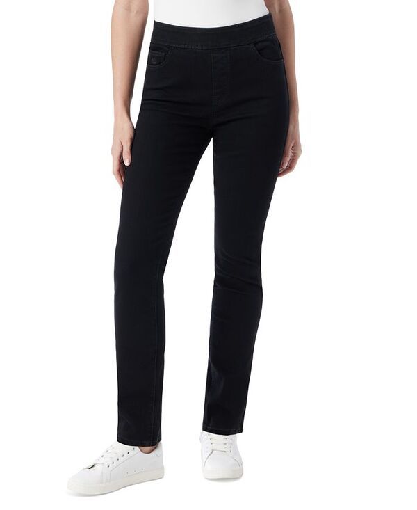 グロリアバンデービルト レディース ボトムス デニムパンツ ジーンズ Gloria Vanderbilt Womens Amanda HighRise Straight PullOn Jeans Black Rinse ブラック