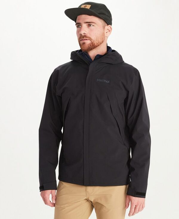 マーモット メンズ アウター ジャケット・ブルゾン ジャケット Marmot Mens PreCip Eco Pro Jacket Black ブラック
