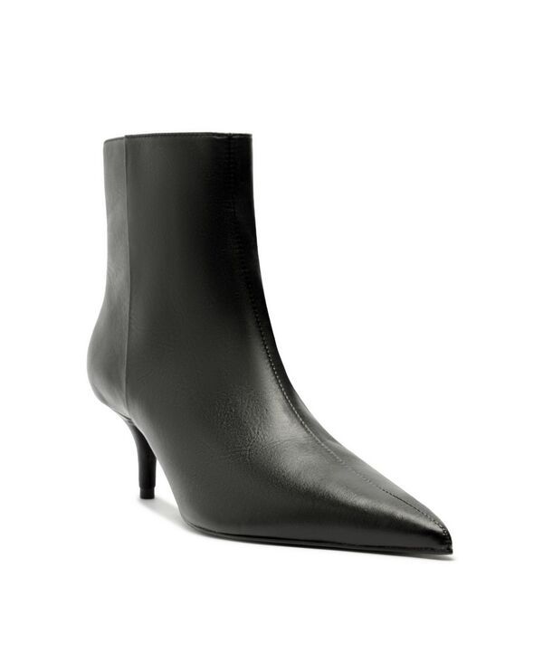シュッツ レディース シューズ ブーツ・レインブーツ ヒール Schutz Womens Mikki Mid Stiletto Heel Booties Black ブラック