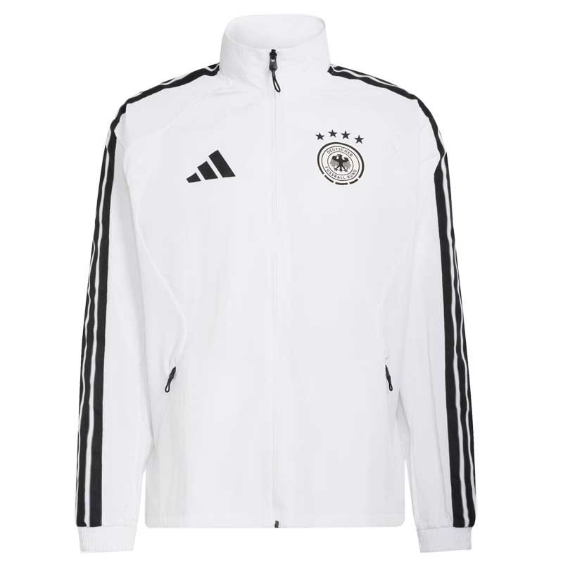 アディダス adidas ドイツ代表 ホーム アンセムジャケット サッカー レプリカ ウェア 26SS(TM740-JZ9339)、JZ9339(White)