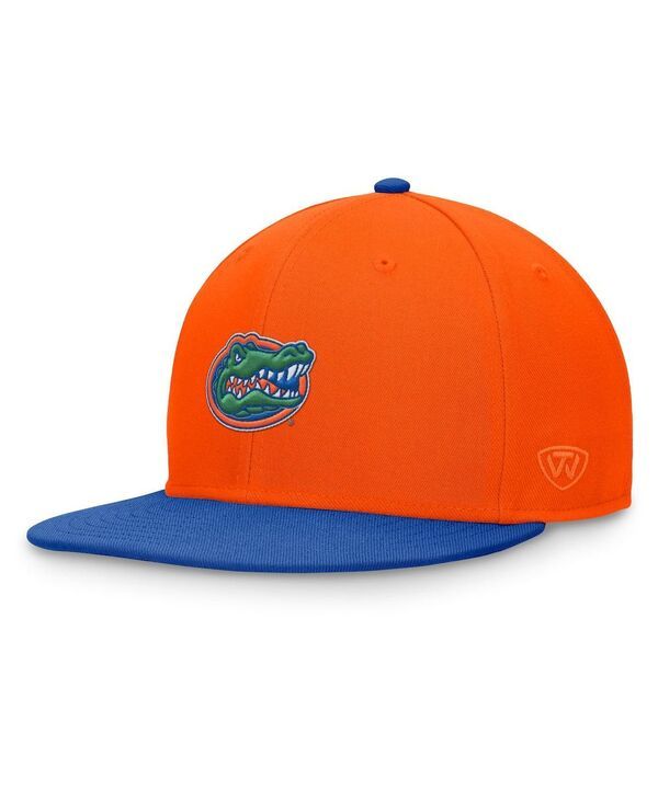 トップオブザワールド メンズ アクセサリー 帽子 Top of the World Mens OrangeRoyal Florida Gators Rally TwoTone Fitted Hat Orange Royal オレンジ