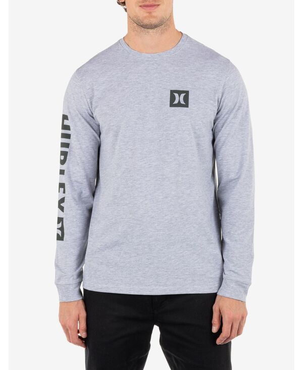 ハーレー メンズ トップス Tシャツ Hurley Mens Icon Tee Long Sleeve TShirt Grey Heather グレー