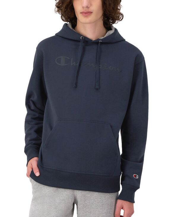 チャンピオン メンズ アウター パーカー・スウェット ロゴ パーカー グラフィック Champion Mens Logo Graphic Pullover Hoodie Navy ネイビー