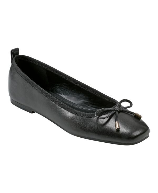 マーク・フィッシャー レディース シューズ スリッポン・ローファー Marc Fisher LTD Womens Ubet SlipOn Square Toe Dress Flats Black ブラック