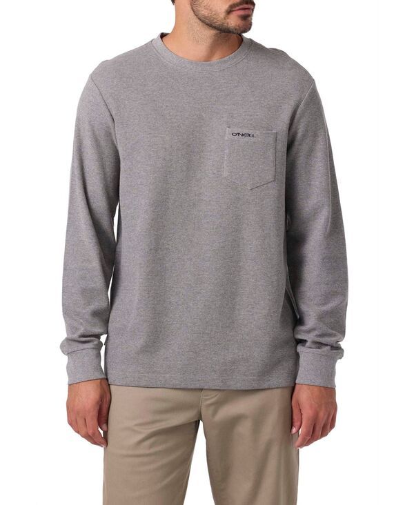 オニール メンズ トップス Tシャツ ONeill Mens Overland Thermal TShirt Heather gray グレー