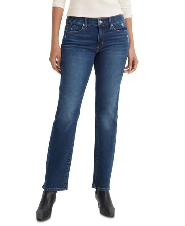 リーバイス レディース ボトムス デニムパンツ ジーンズ Levis Womens Classic Mid Rise StraightLeg Jeans The Best Seller Clean Hem