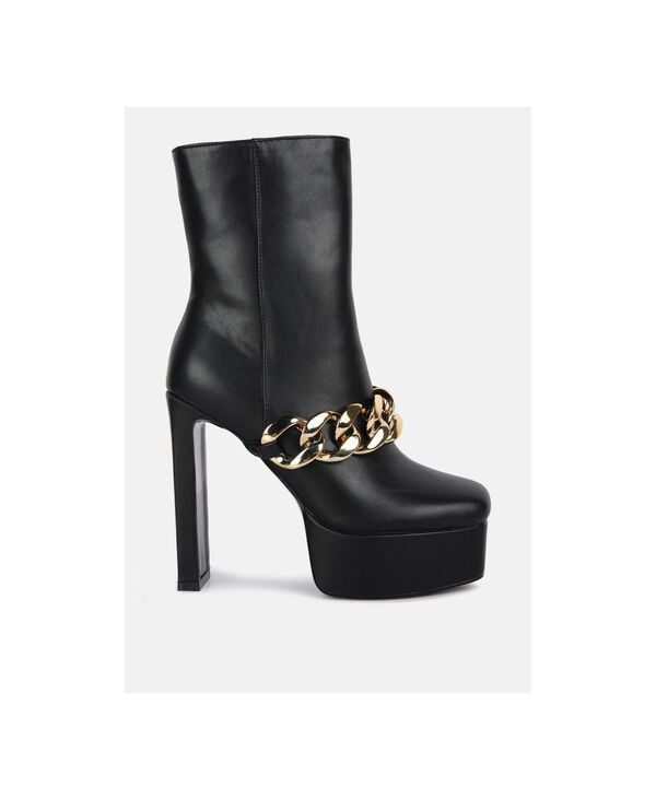 ロンドンラグ レディース シューズ ブーツ・レインブーツ プラットフォームブーツ プラットフォーム ブーツ London Rag bambini high platform boots Black ブラック