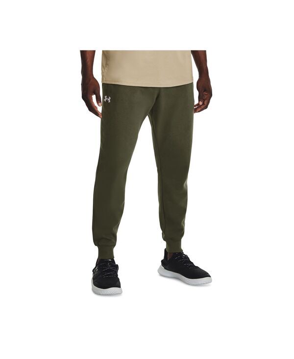 アンダーアーマー メンズ ボトムス カジュアルパンツ ジョガーパンツ フリース Under Armour Mens Rival TaperedFit Fleece Joggers Marine OD Green グリーン