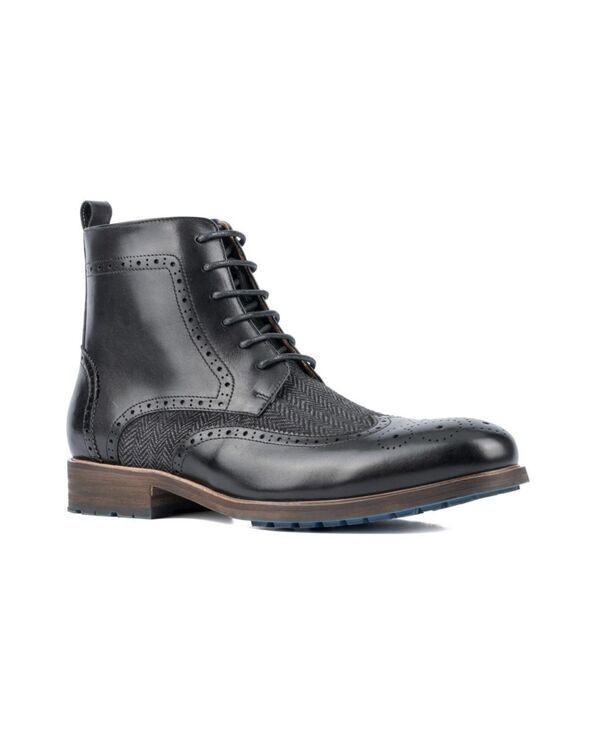 ビンテージファンドリー メンズ シューズ ブーツ・レインブーツ レース Vintage Foundry Co Mens Lace Up Flint Boots Black ブラック