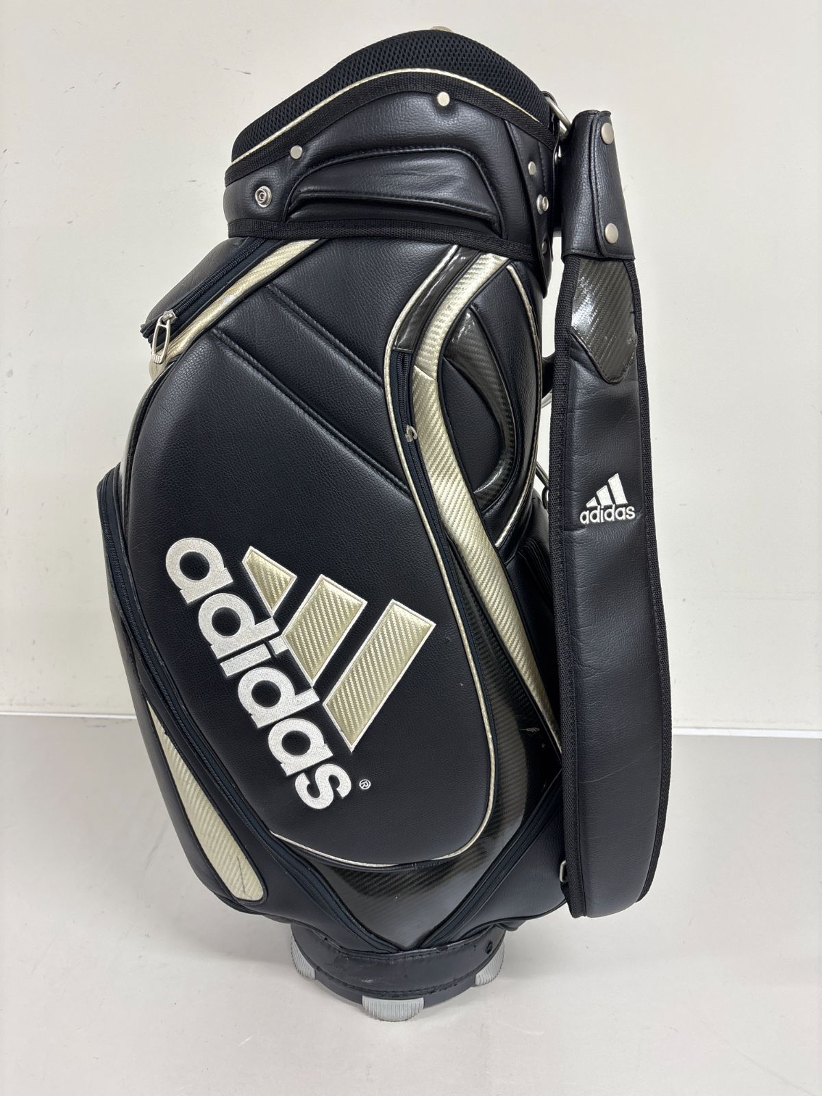 送料無料 adidas アディダス キャディバッグ ブラック ゴルフバッグ 4