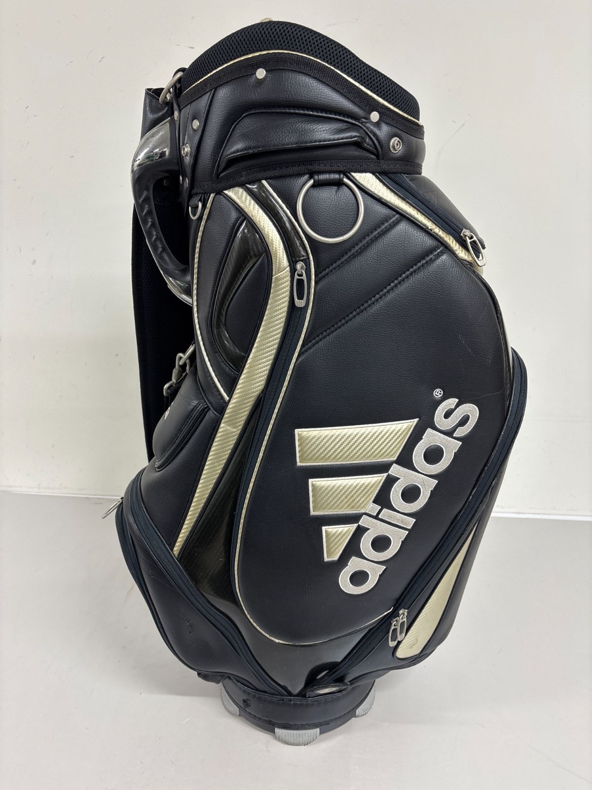 送料無料 adidas アディダス キャディバッグ ブラック ゴルフバッグ 4