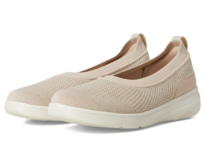 フィットフロップ レディース シューズ サンダル ニット FitFlop SuperQ Knit Ballet Flatstone BeigePla ストーン