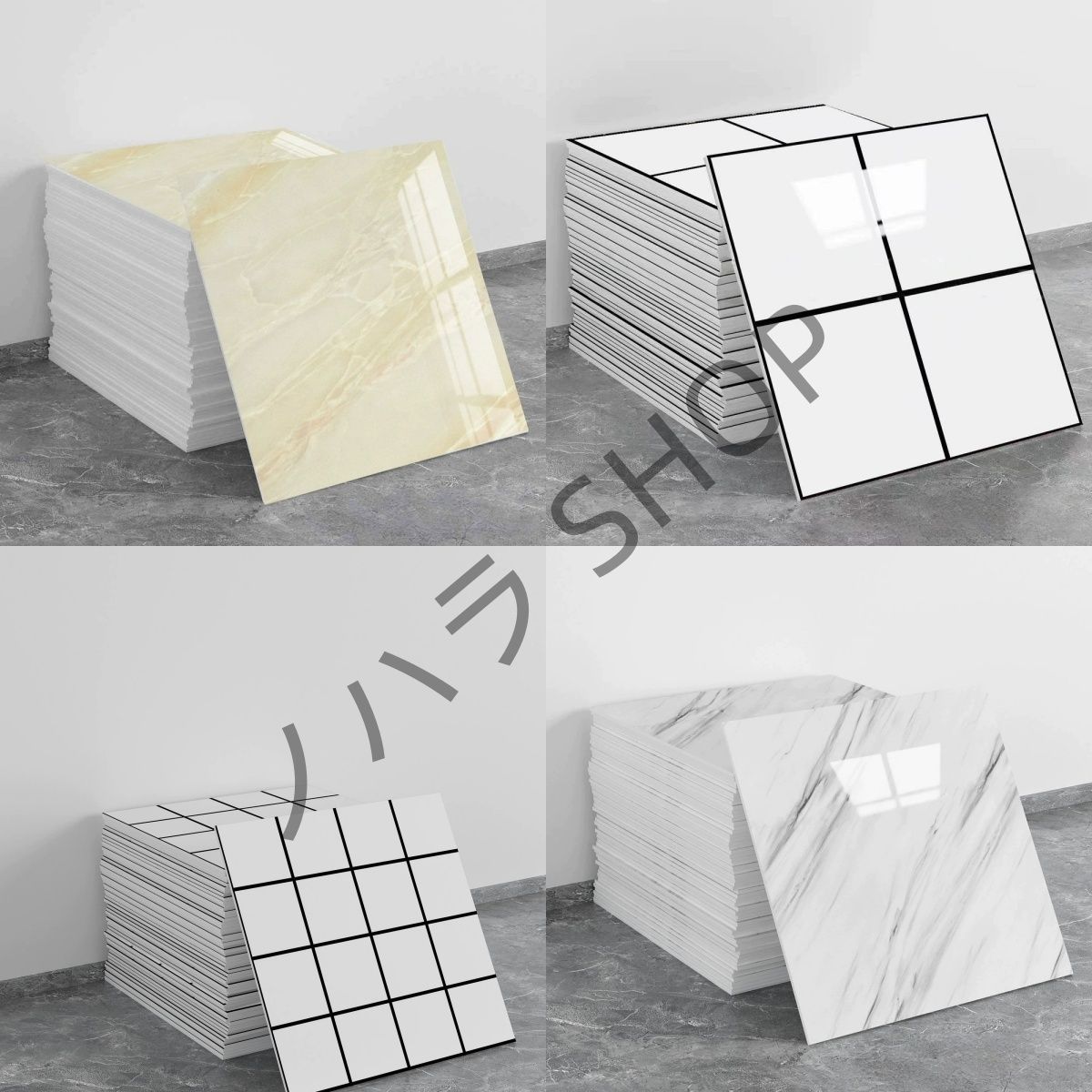 100枚/set 3D DIY 壁紙 シール 自接着 防水 防汚 防カビ 耐熱 タイル貼りシール キッチン、リビングルーム、寝室、多機能使用 30*30cm#色選択が可能 ##D032