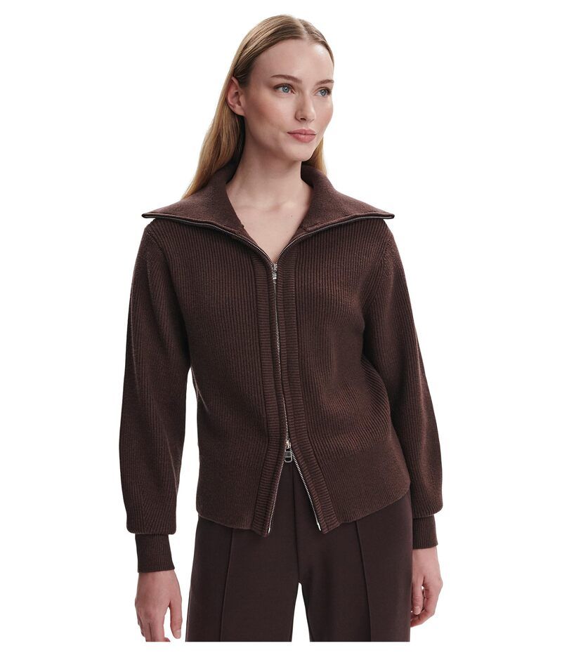 バーレイ レディース アウター ニット・セーター ジャケット Varley Enrico Knit Jacket Coffee Bean コーヒー 29,770円