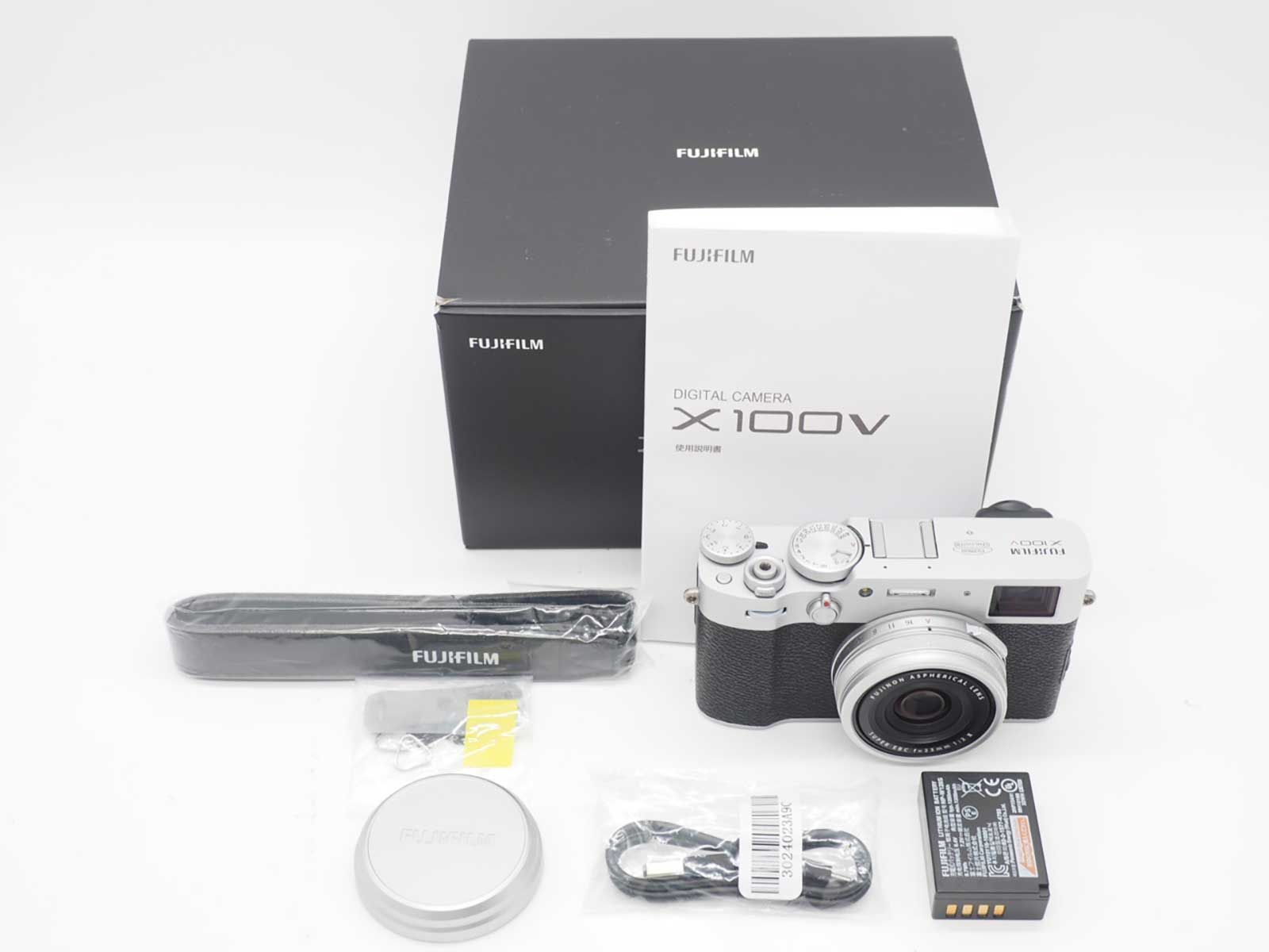富士フィルム Fujifilm Fuji X100V Silver 26.1MP Digital 16 Shots 元
