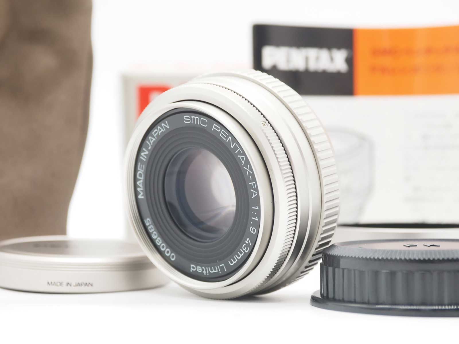 ペンタックス Pentax FA 43mm f/1.9 Limited Lens Silver for Pentax K 元箱 [美品] #Z6159A