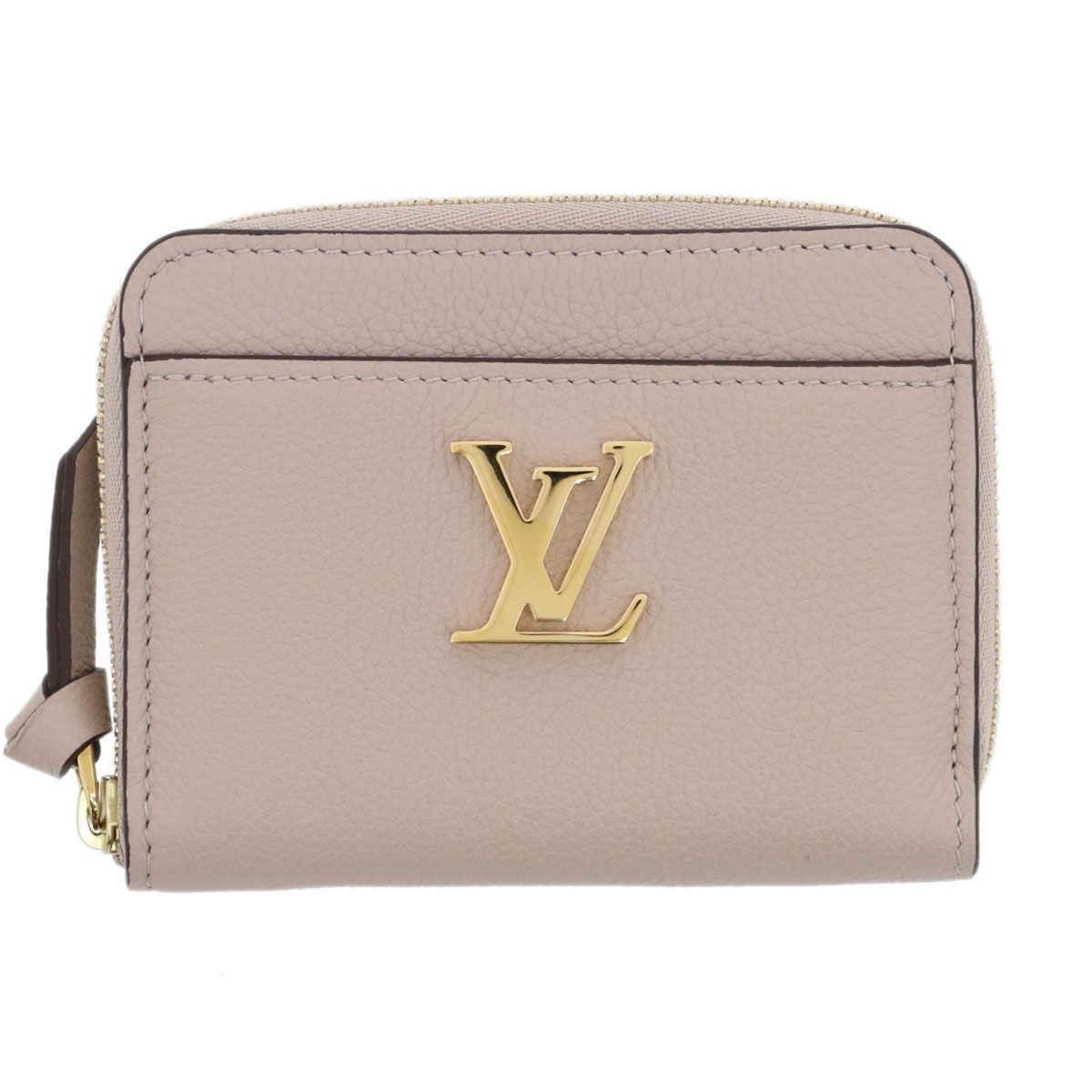 LOUIS VUITTON ルイ・ヴィトン ジッピー コインパース コインケース M80100 レディース レザー ピンクベージュ 中古