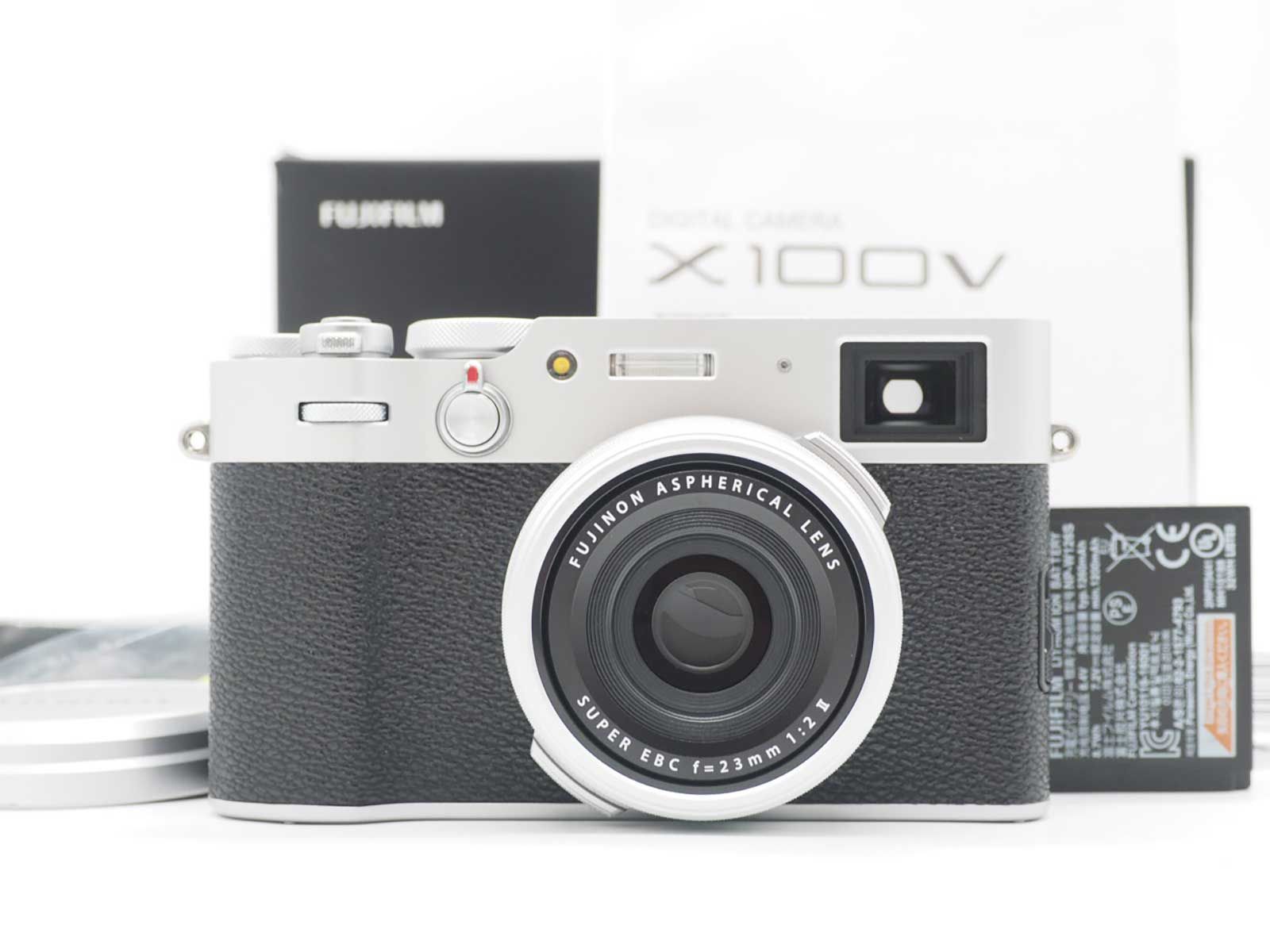 富士フィルム Fujifilm Fuji X100V Silver 26.1MP Digital 16 Shots 元