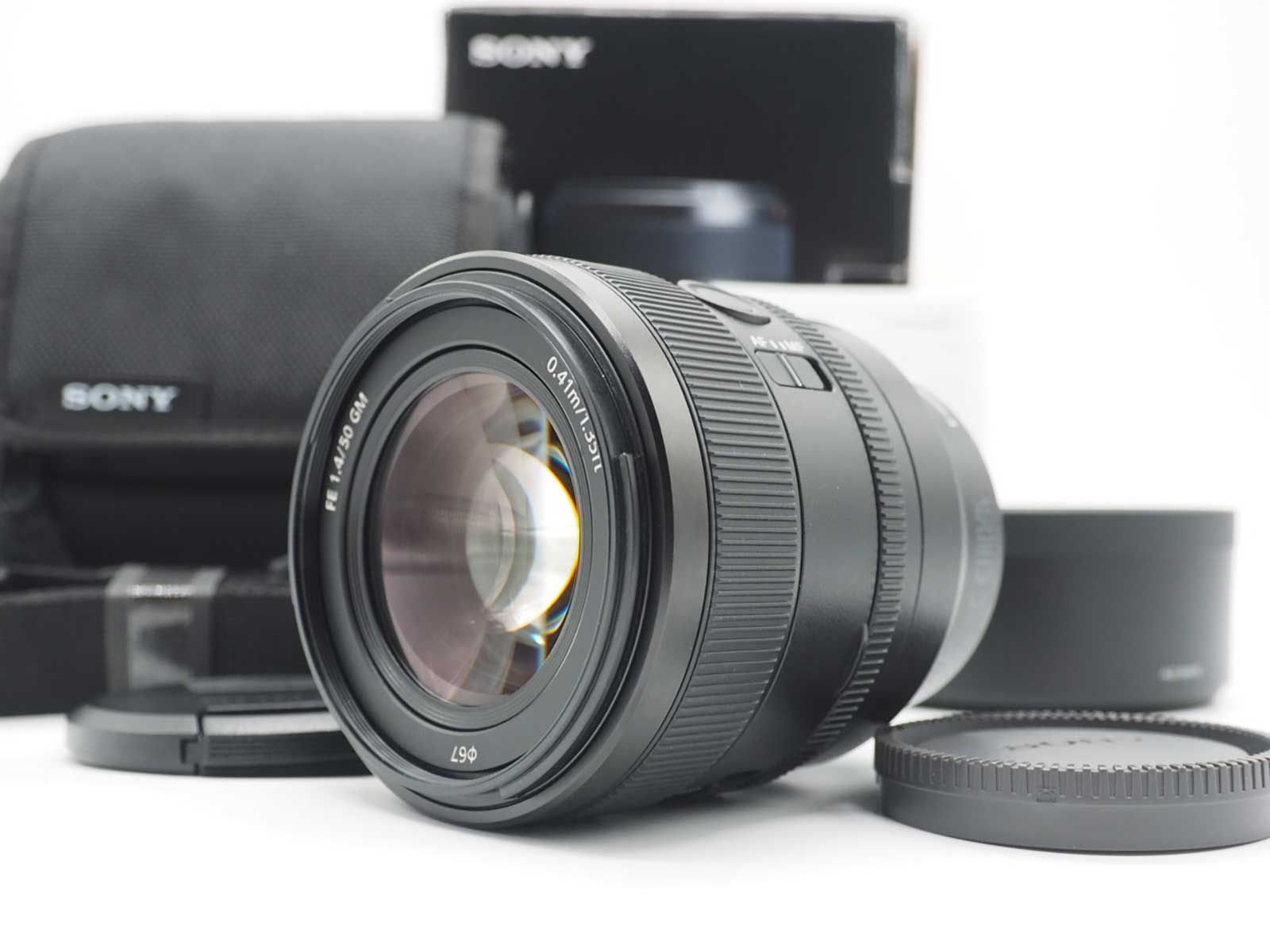 ソニー Sony FE 50mm F1.4 SEL50F14GM Camera Lens Black w/ 元箱 [新品同様] #Z6165A