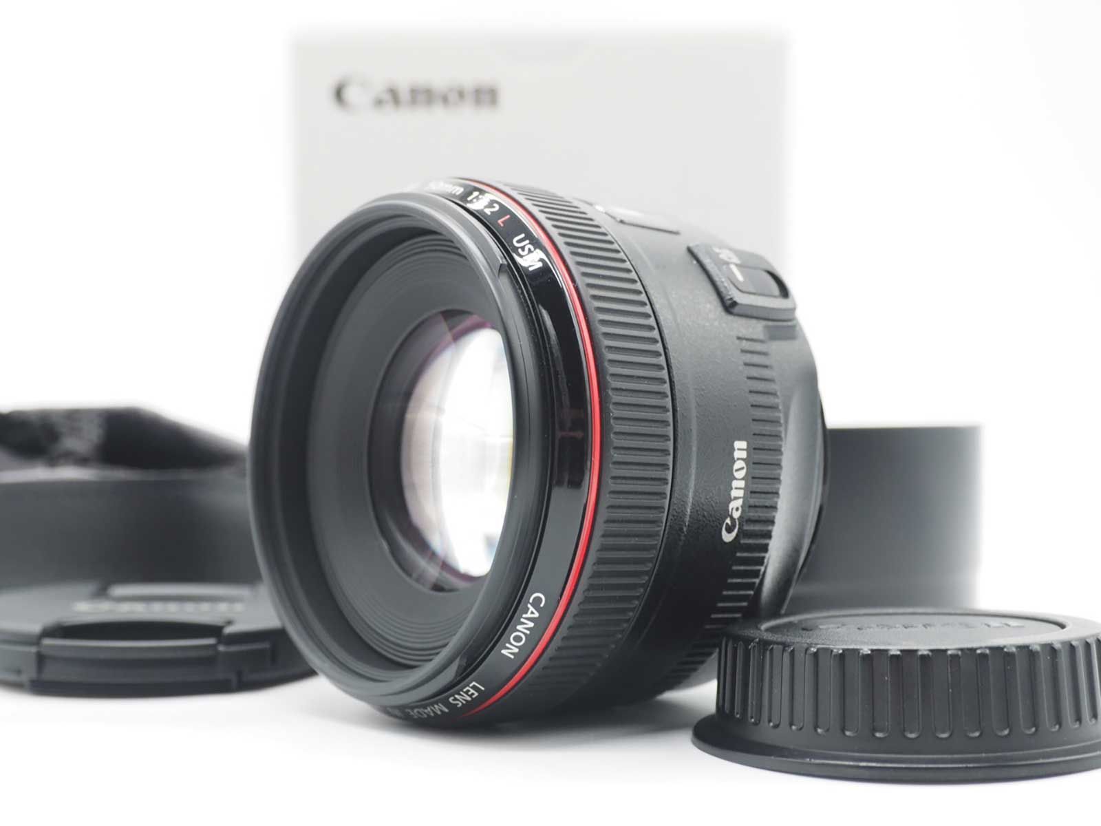 キャノン Canon EF 50mm f1.2 L USM Lens 元箱 [新品同様] #Z6175A