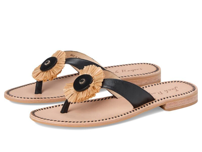 ジャックロジャース レディース シューズ サンダル Jack Rogers Cay Thong Sandal BlackNatural ブラック