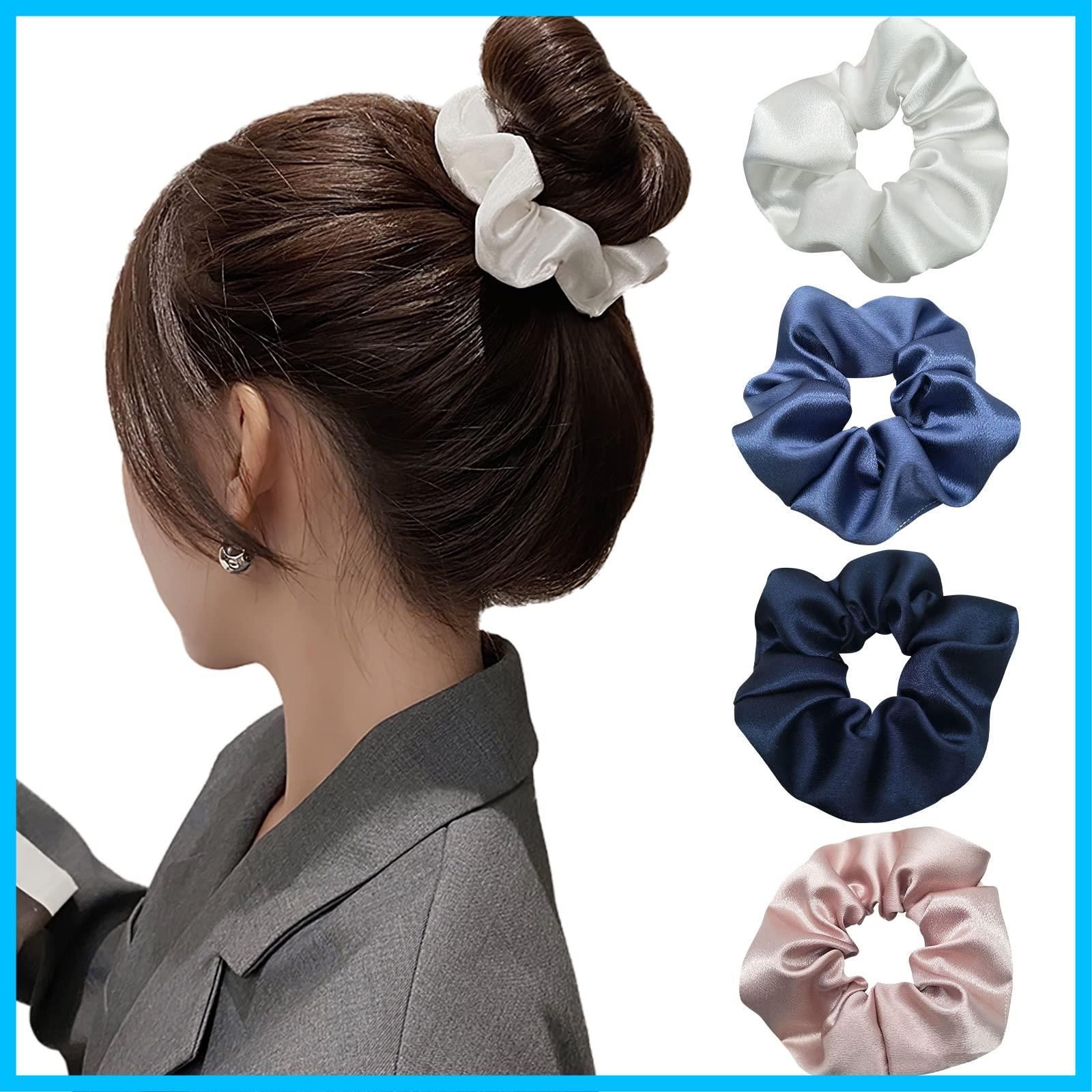 【数量限定】ヘアアクセ 髪に優しい プレゼント ヘアアクセサリー 大人っぽい ヘアゴム ボリューム シルクシュシュ プレゼント 髪飾りヘアゴム Coollooda