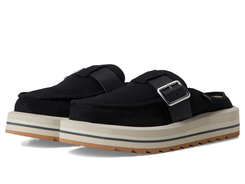 サヌーク レディース シューズ スリッポン・ローファー Sanuk Donna Sashhey Black ブラック