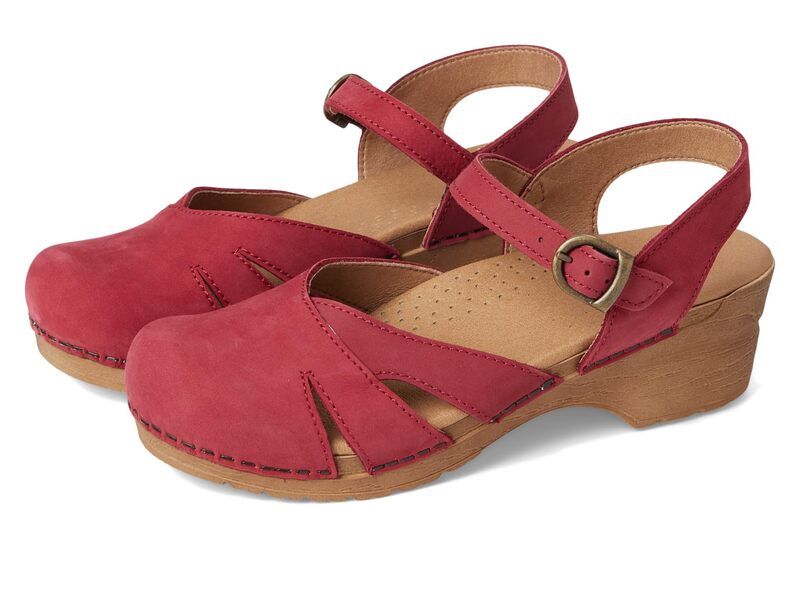 サニータ レディース シューズ サンダル Sanita Margrethe Red レッド