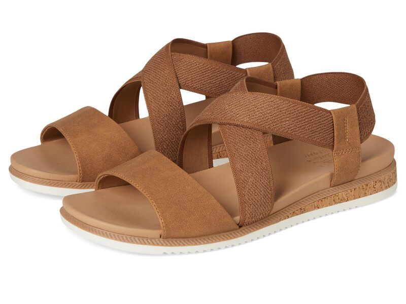 スケッチャーズ レディース シューズ サンダル BOBS from SKECHERS Desert Kiss Low Chestnut