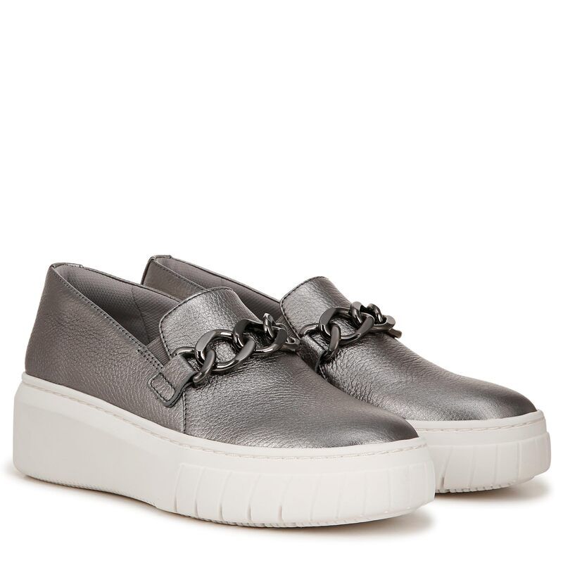 ナチュライザー レディース シューズ サンダル Naturalizer Daphne Pewter Leather ピューター