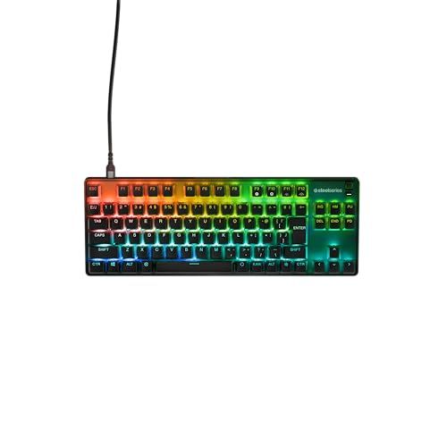 SteelSeries ゲーミングキーボード テンキーレス Apex 9 TKL JP 有線 日本語配列 レスポンスタイム0.2ms 搭載 アクチュエーションポイント1.0mm設定可能 OptiPoint光学スイッチ 高耐久 64852 ブラック