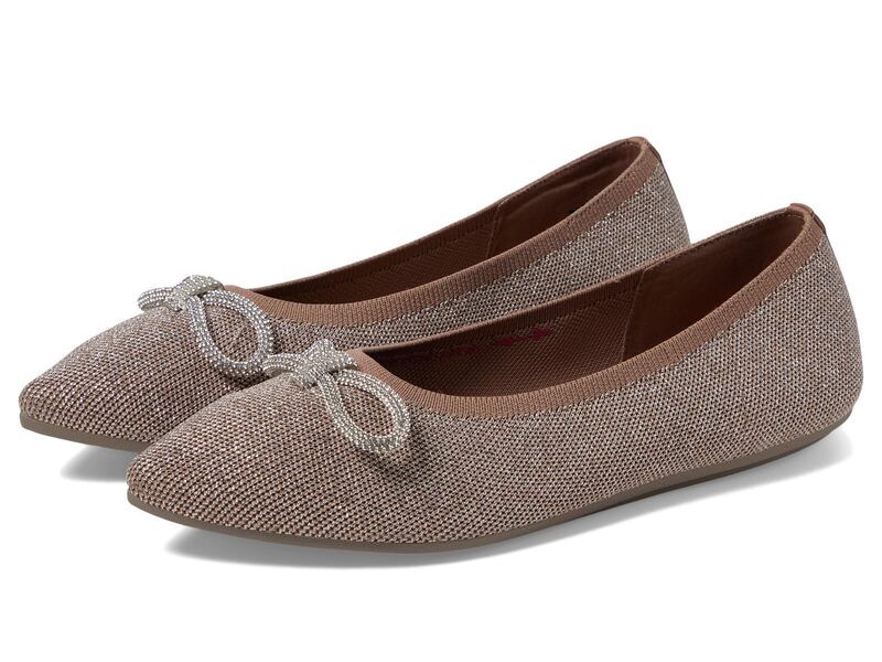 スケッチャーズ レディース シューズ サンダル SKECHERS Cleo Point Glitzy Haze Mocha モカ