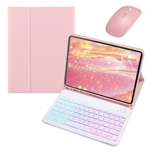 マウス付き Redmi Pad SE 8.7インチ用 キーボードケース カラフル