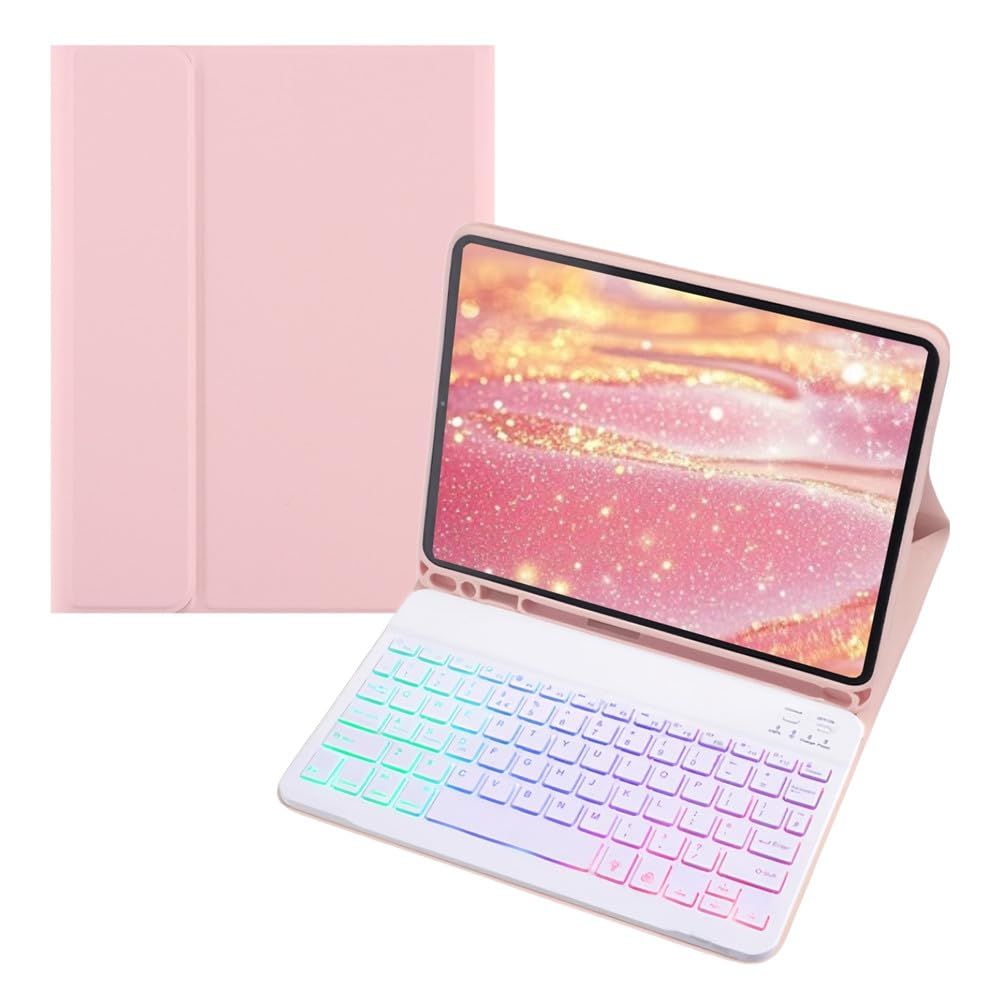 Redmi Pad SE 8.7インチ用 キーボードケース カラフル バックライト