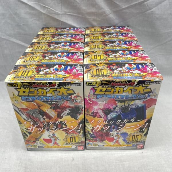 【中古】未組立)ﾐﾆﾌﾟﾗ 全界合体 ｾﾞﾝｶｲｵｰ ｾﾞﾝｶｲﾒﾀﾘｯｸVer. ｾｯﾄ/機界戦隊ｾﾞﾝｶｲｼﾞｬｰ[91]