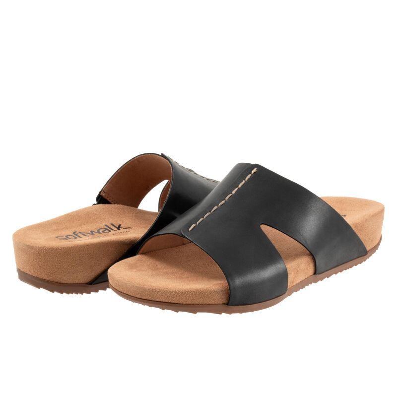ソフトウォーク レディース シューズ サンダル SoftWalk Beverly Black ブラック