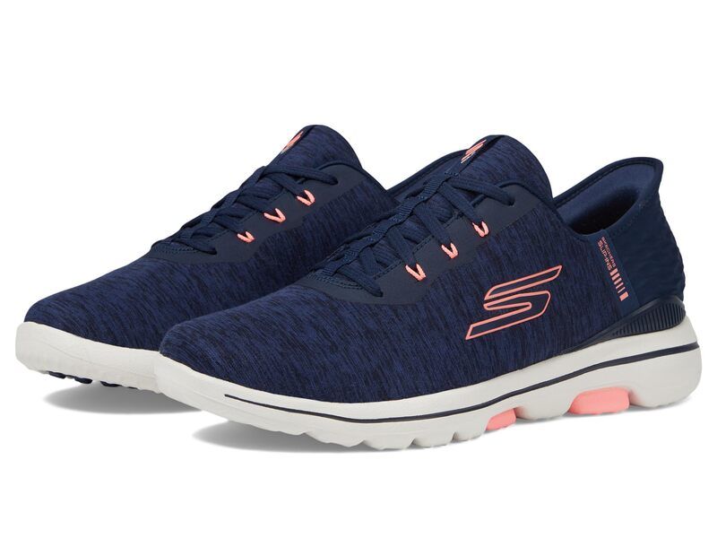 スケッチャーズ レディース シューズ スニーカー Skechers GOLF Golf Walk 5 Hands Free SlipIns NavyPink ネイビー