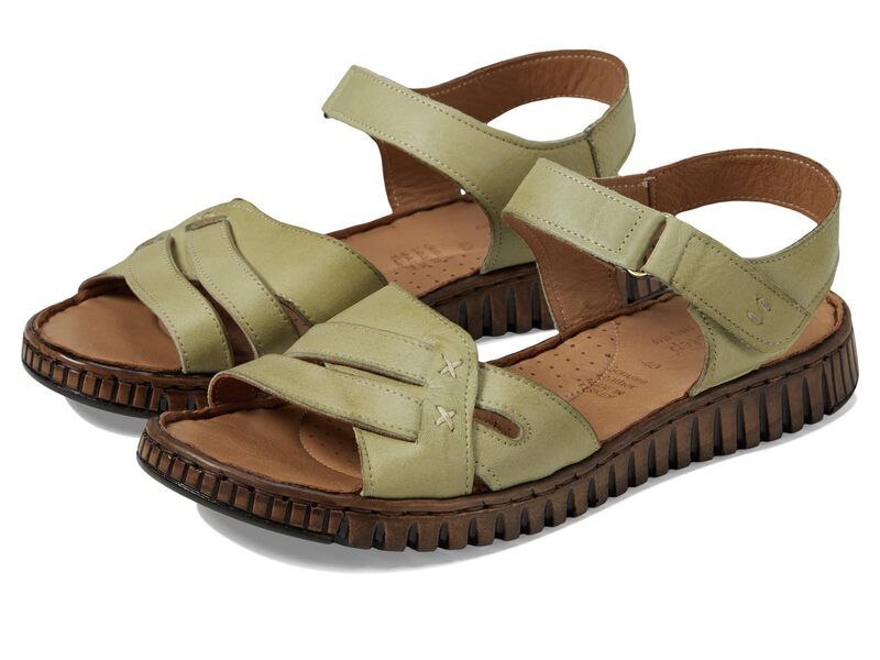 スプリングステップ レディース シューズ サンダル Spring Step Nochella Olive Green グリーン
