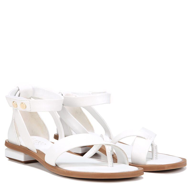 フランコサルト レディース シューズ サンダル Franco Sarto Parker White Leather ホワイト