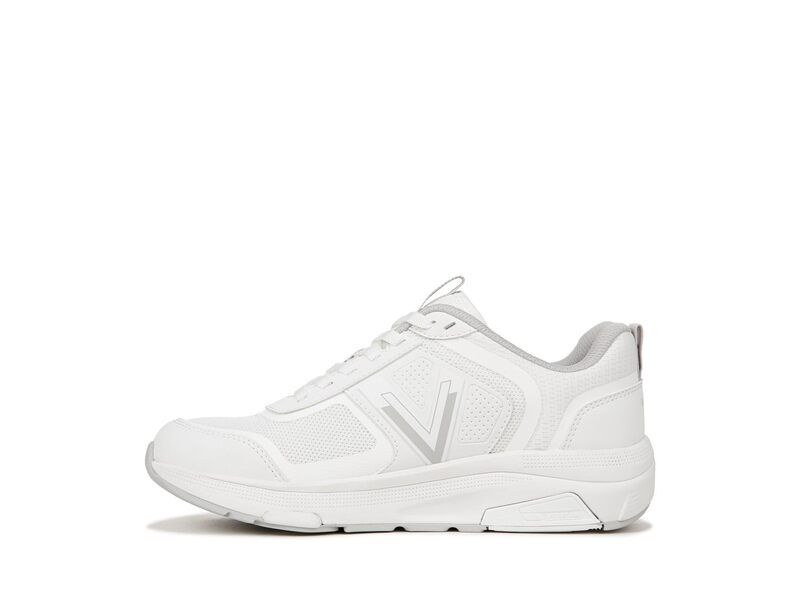 バイオニック レディース シューズ オックスフォード VIONIC Walk Strider 001 White Mesh Synt ホワイト