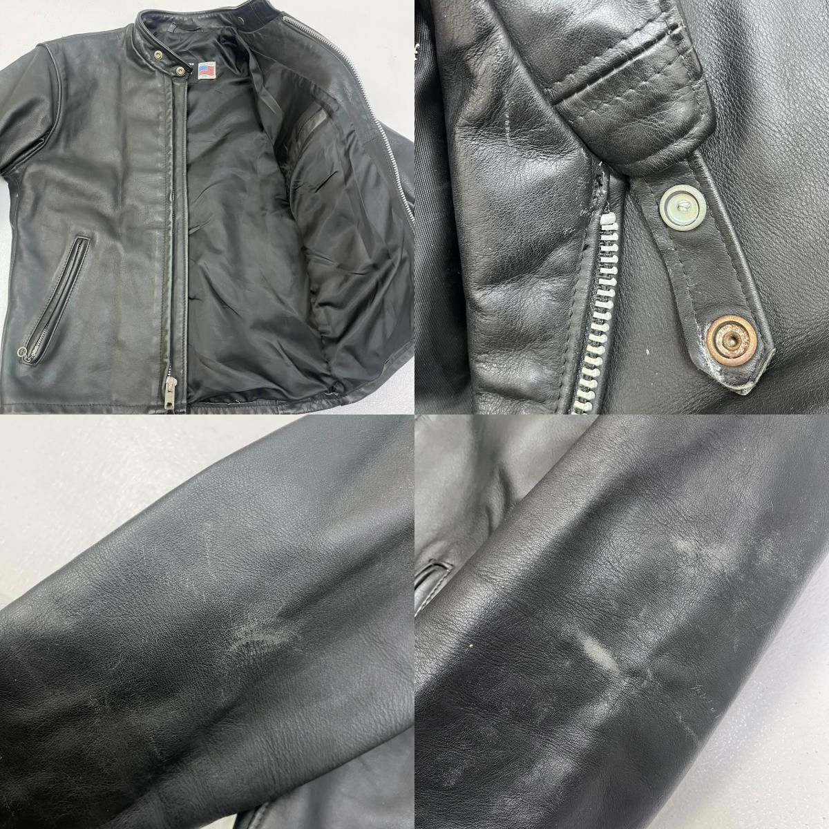加古川店】 中古 schott | ショット ライダースジャケット ｼﾝｸﾞﾙﾗｲﾀﾞｰｽ
