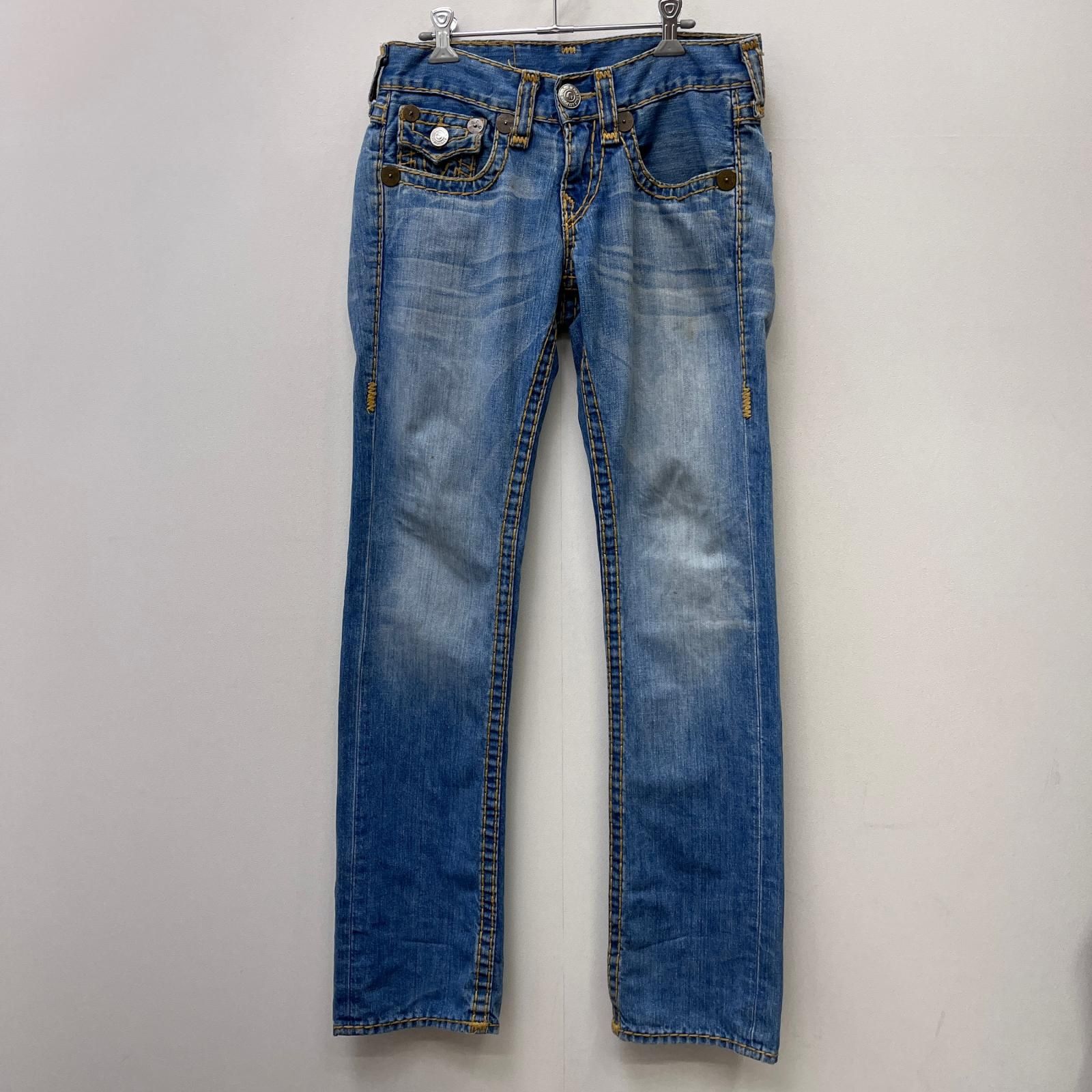 【加古川店】 中古 TRUE RELIGION | トゥルーレリジョン デニムパンツ RICKEY SUPER T インディゴ サイズ:28 【107】