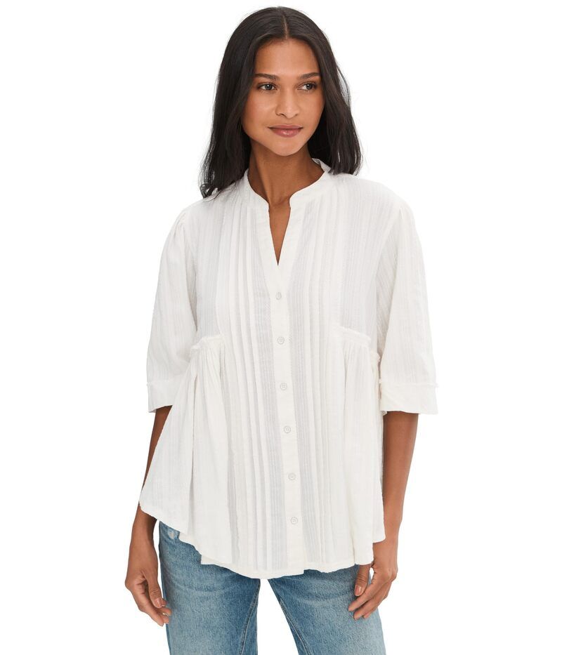 フリーピープル レディース トップス シャツ ダウン Free People We The Free Willow ButtonDown Ivory アイボリー