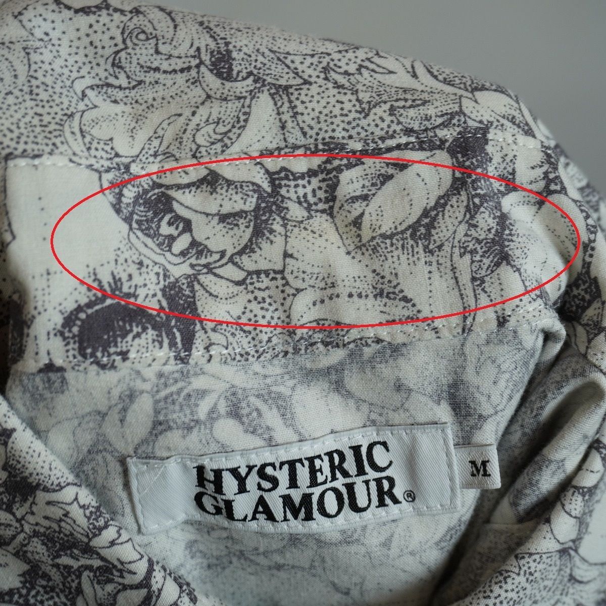 国内正規 HYSTERIC GLAMOUR ヒステリックグラマー スカル フラワー 
