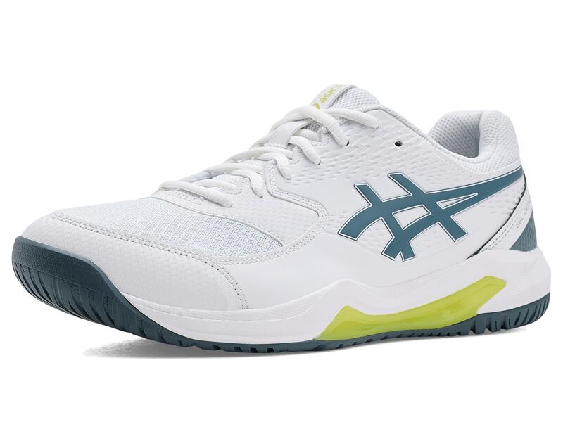 アシックス メンズ シューズ スニーカー ASICS GelDedicate 8 Wide WhiteIronclad ホワイト