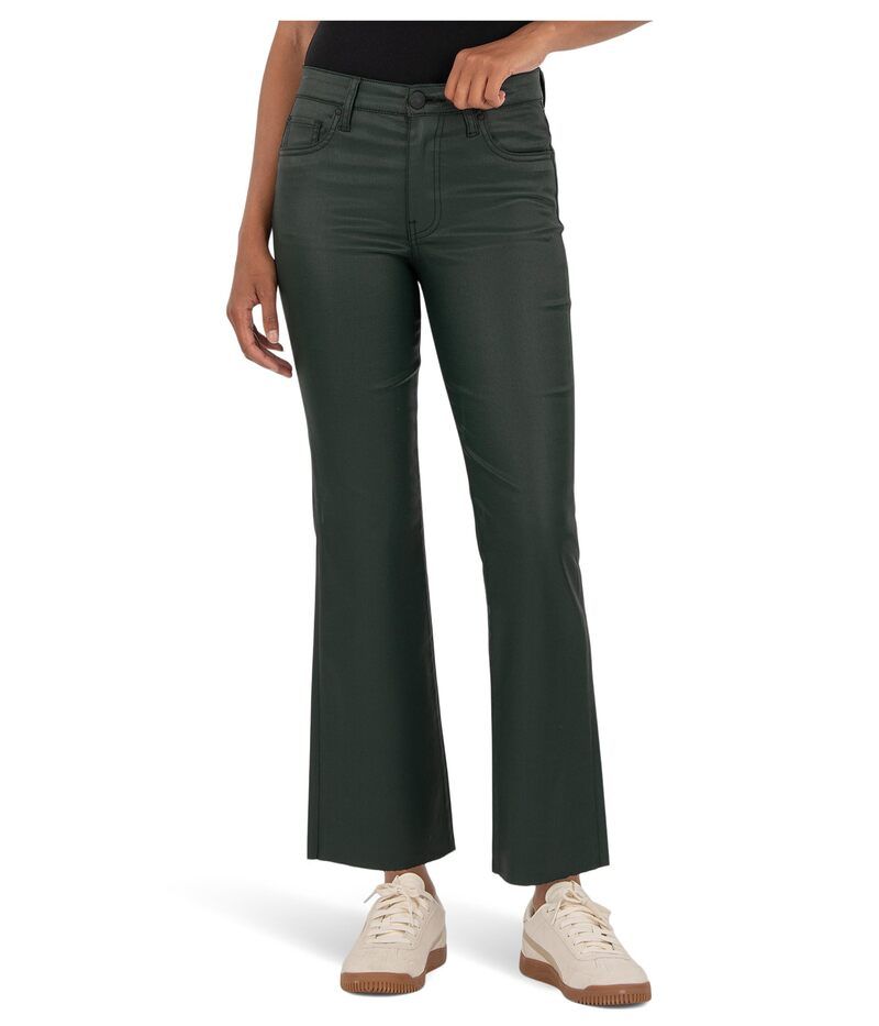 カットフロムザクロス レディース ボトムス デニムパンツ アンクル KUT from the Kloth Kelsey HighRise Ankle Flare With Raw Hem Forest フォレスト