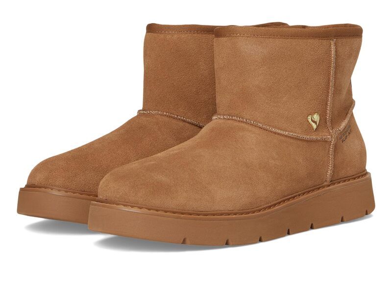 スケッチャーズ レディース シューズ ブーツ・レインブーツ SKECHERS Keepsakes Cozy Cozy Shorty Hands Free Slipins Chestnut
