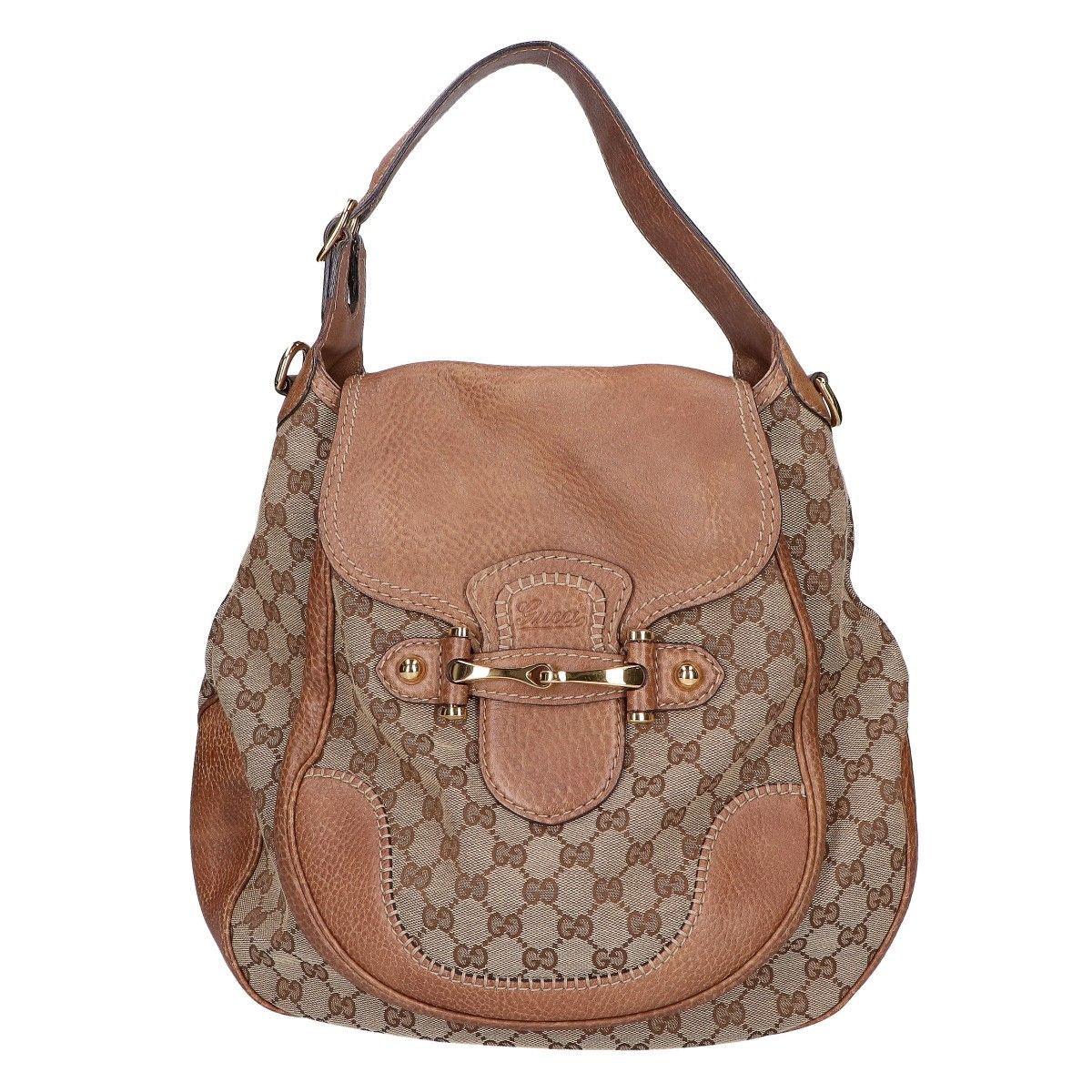 【レア】GUCCI ポロシャツ ホースビット 総柄 X L イタリア製 レア】GUCCI ポロシャツ ホースビット 総柄 X L イタリア製 レア